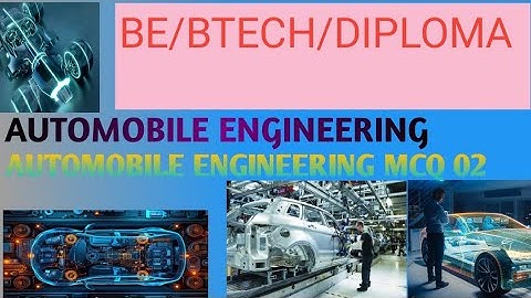 AUTOMOBILE ENGINEERING   MCQ 02