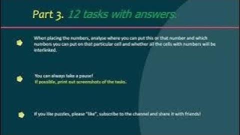 Puzzle. Digital Chain.  Short.