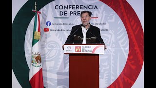 EN VIVO / Conferencia de prensa del Dip. Gerardo Fernández Noroña (PT)