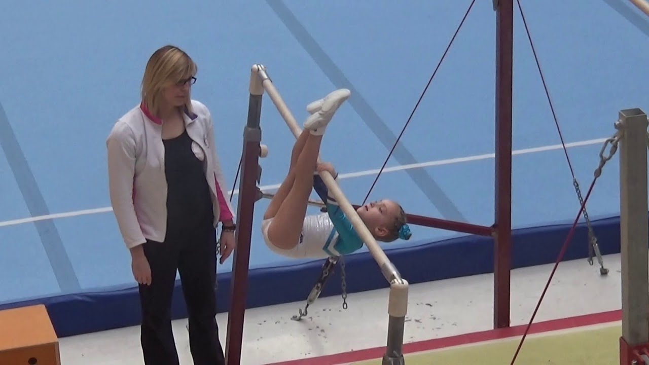 capucine 5 ans barre competition gymnastique challenge 2016