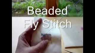 Beading Lesson: Beaded Fly Stitch