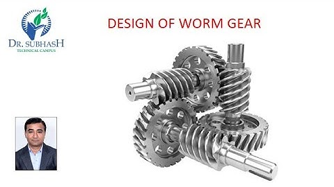 Design of Worm Gear