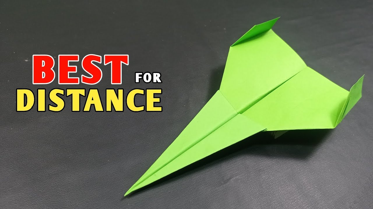 Easy & Simple - How to make a paper jet plane Best For Distance. - YouTube