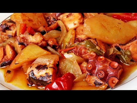 Video: Frijoles Con Pulpo Al Vino