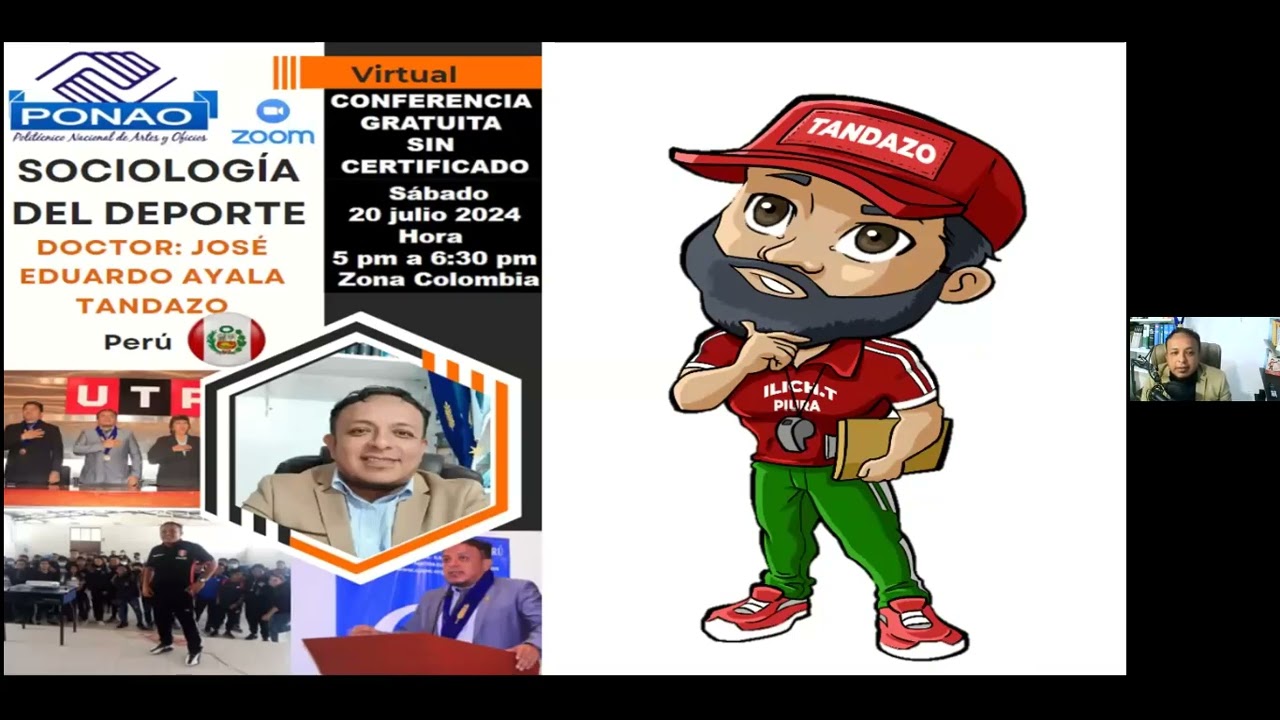 Sociología del Deporte Doctor José Eduardo Ayala Tandazo Perú