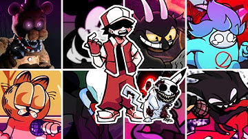 FROSTBITE but Every Turn a Different Character Sings 🎤 ( FNF FROSTBITE  -  Hypnos Lullaby V2) 💜