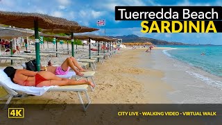 4K Tuerredda Beach Sardynia ❤️ Walking Tour
