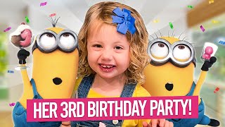 Minion Theme Birthday Party | Layla Turns 3!