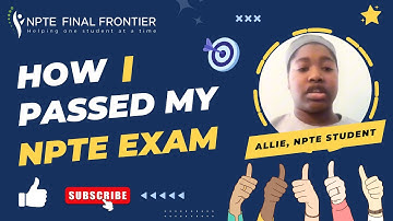 How I passed my NPTE | NPTE study tips