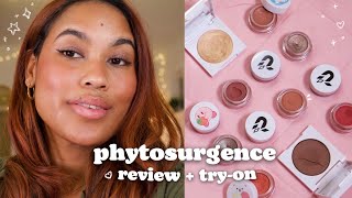 PHYTOSURGENCE brand review: full face + swatches of every product i own