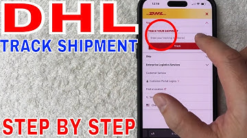 ✅  How To Track DHL Package Online 🔴