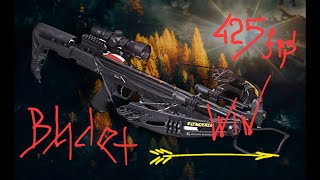 CENTERSHOT.ru -  Рекордная скорость арбалета Blade+ 425 FPS, краш планок и предел разгона HEX-400