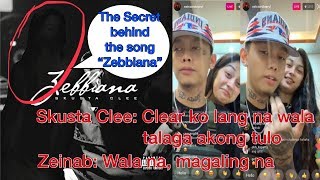 The SECRET behind the song “ZEBBIANA” - Skusta Clee IG Live with Zeinab Harake - Sept 01, 2019