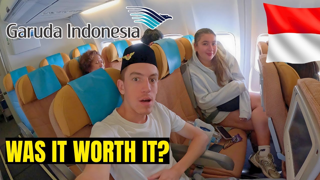 Наш первый полет с Garuda Indonesia🇮🇩 (стоит ли того?)