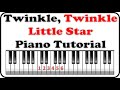 How to play Twinkle Twinkle Little Star - Playing Music By Numbers Piano Lesson