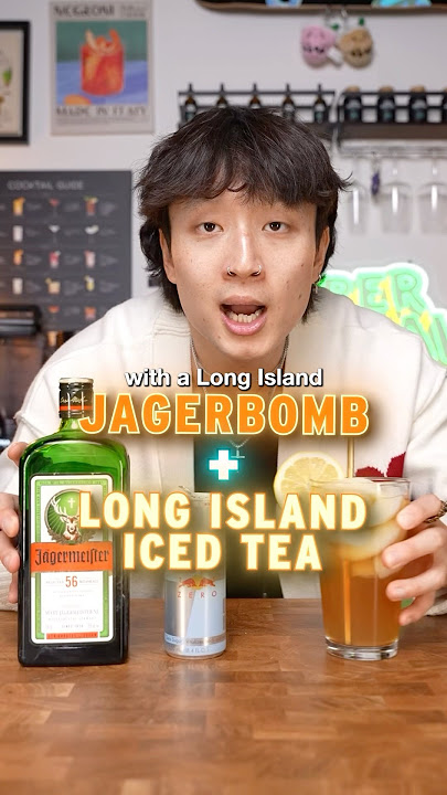 Jagerbomb Long Island Iced Tea #longislandicedtea #jager #jagerbomb #cocktails #bartender