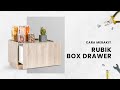 Tutorial rakit rubik box drawer olympic furniture  box simple muat banyak