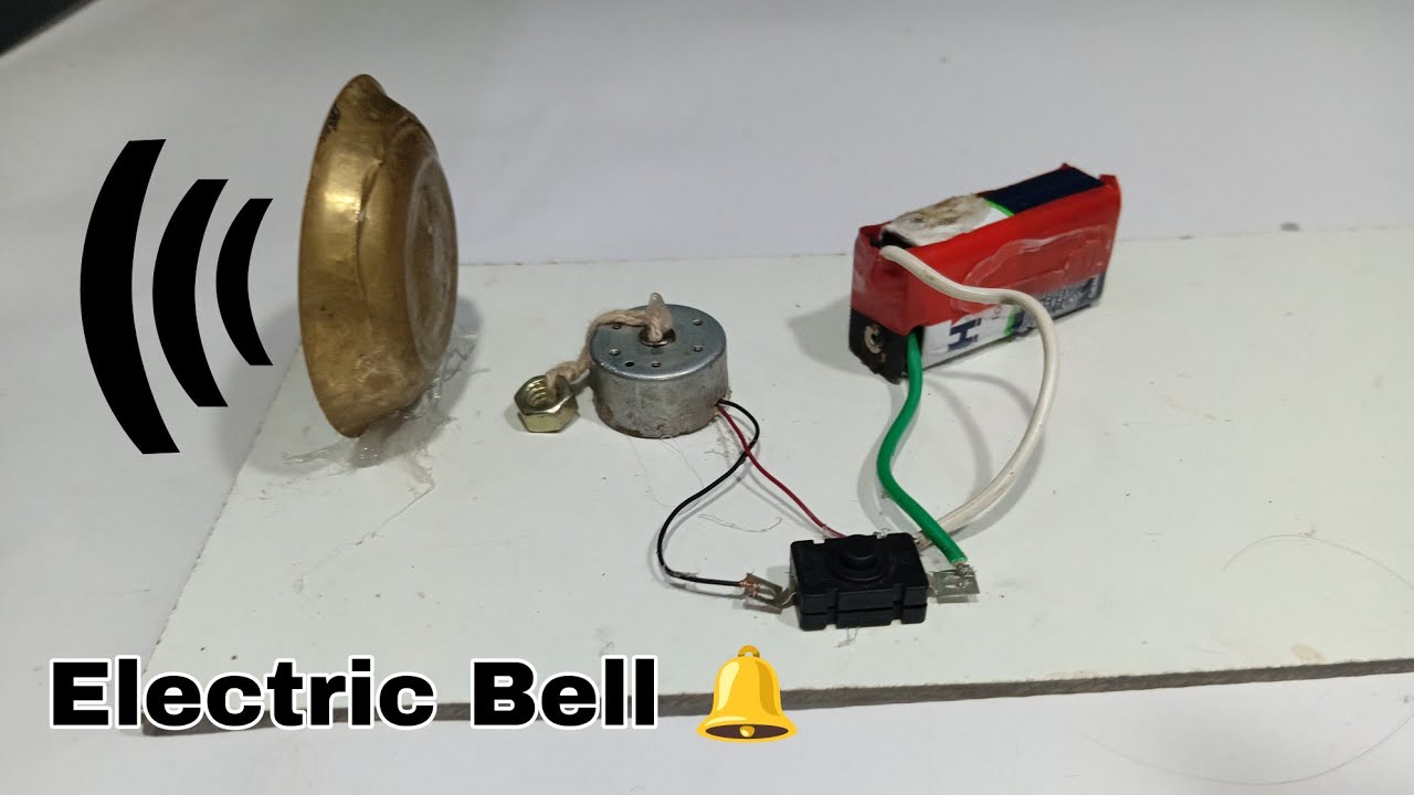 How to make electric bell 🔔 || Diy electric bell at home - YouTube