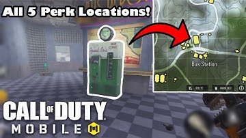 All 5 Perk Locations In CODM Undead Siege