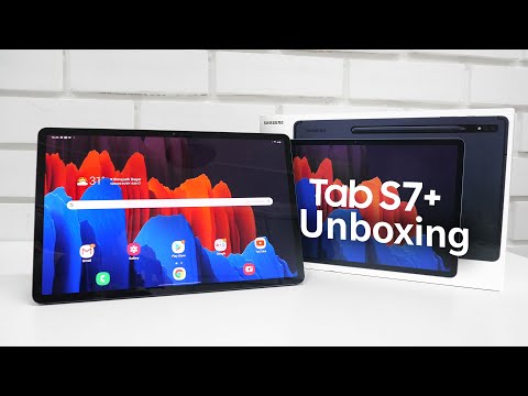 Samsung Galaxy Tab S7+ Premium Android Tablet Unboxing & Overview