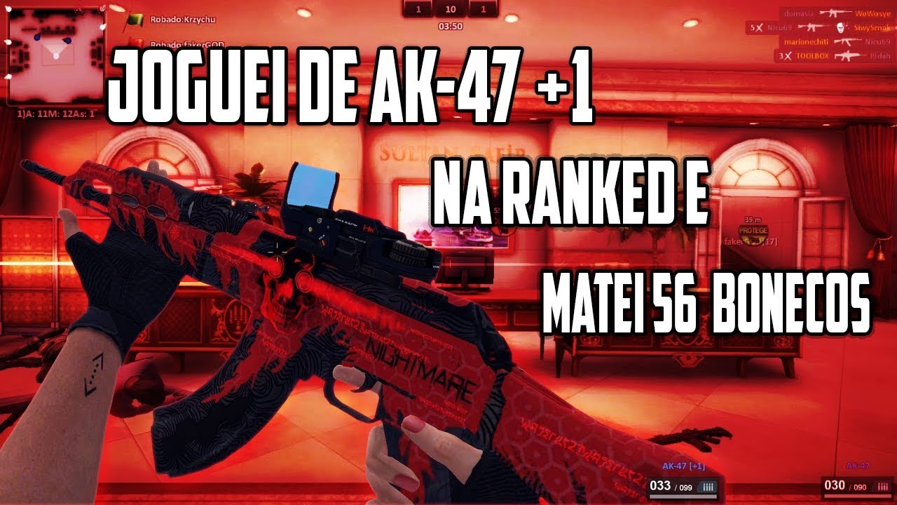 Zula Brasil - JOGUEI DE AK-47 +1 NA RANKED E MATEI 56 BONECOS!!