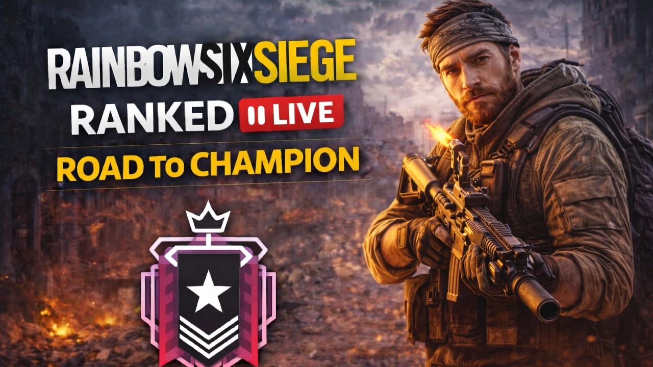 🔴 Rainbow Six Siege LIVE - Road To CHAMPION - YouTube