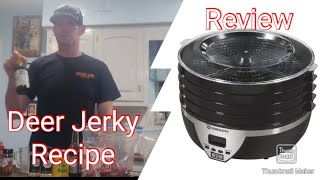 Weston Game Keeper dehydrator review and Deer jerky recipe