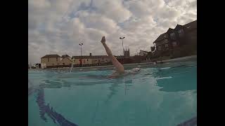 freestyle Swimming body position drill The Broken Arrow