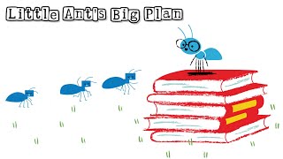 Little ant's big plan | The story of a little reading ant | Animal stories for kids | KidTapeTales