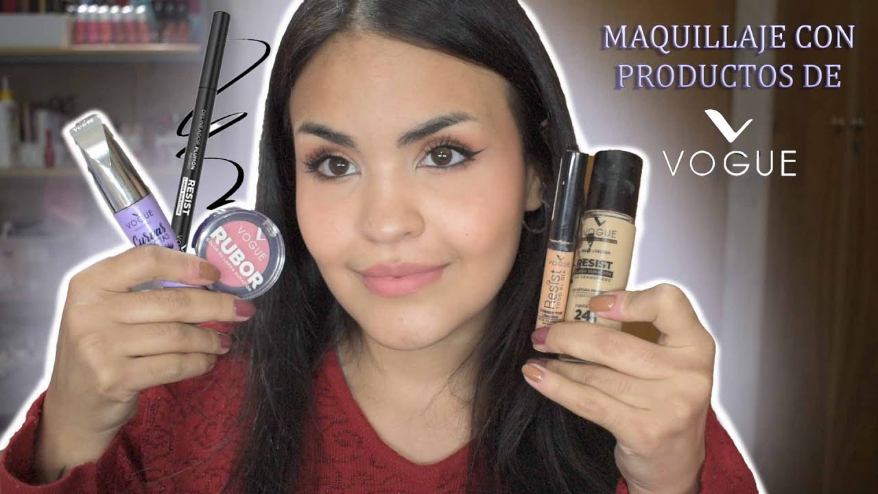 MAQUILLAJE CON PRODUCTOS DE VOGUE- Línea RESIST, Mascaras de pestañas y labiales