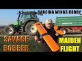 SAVAGE BOBBER RC plane DW Hobby Zlin Aviation 1000mm Wingspan Balsa PNP version 2S Maiden flight