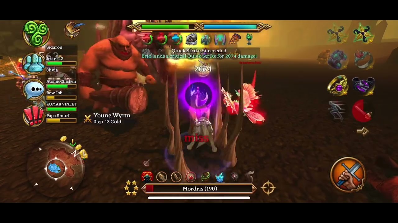 Rogue tanking Mord and got kill (Celtic heroes)