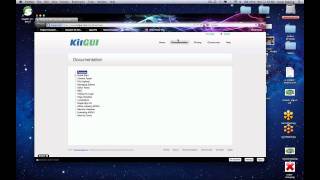 How to create a documentation tree in KitGUI