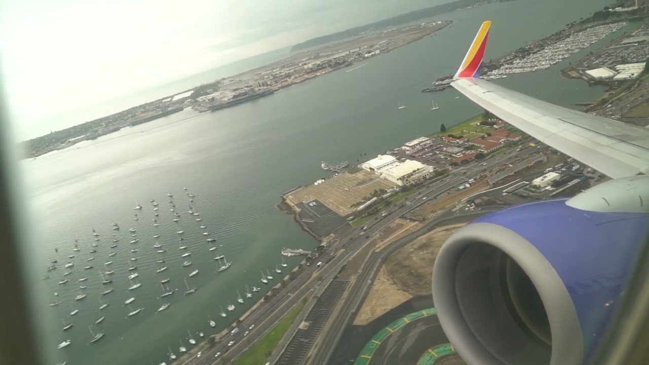 Opposite Direction Takeoff San Diego Runway 9