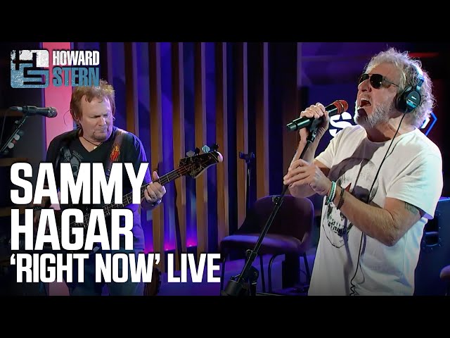 Sammy Hagar “Right Now” Live on the Stern Show class=