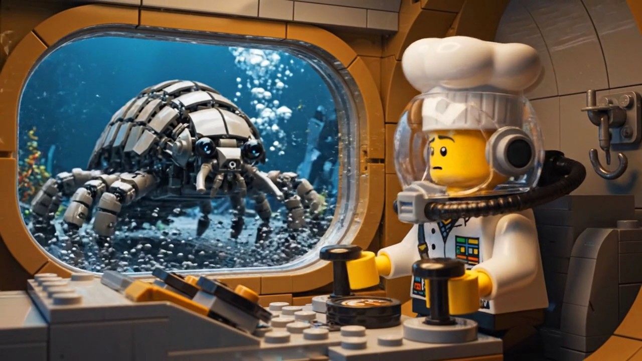 LEGO Hunting the GIANT ISOPOD Deep Sea Monster Catch | LEGO ASMR Stop Motion