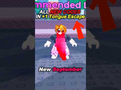 All new working codes for +1 Tongue Escape 💀