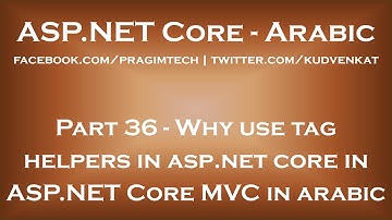 Why use tag helpers in Arabic