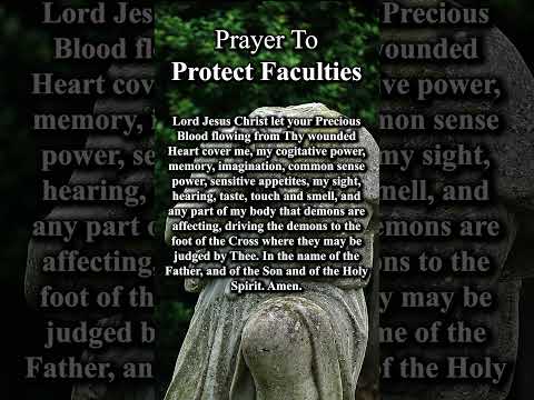 Prayer To Protect Faculties | Fr Ripperger | Deliverance Prayers # ...