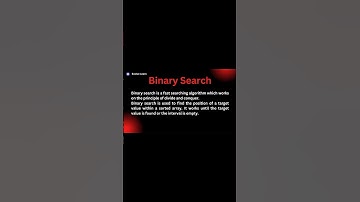 Definition Binary Search ↑↑Click For Full Video
