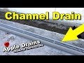 Channel Drain, Sump Pump, French Drain, Best Application.