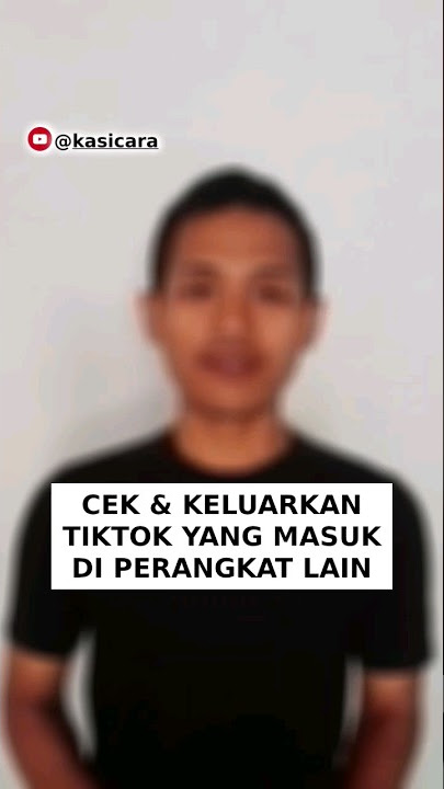 Download lagu Cara mengecek dan mengeluarkan akun TikTok yang masuk di perangkat lain #shorts