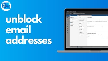 How to unblock an email address in Outlook on the Web [Microsoft 365 - Outlook Online)