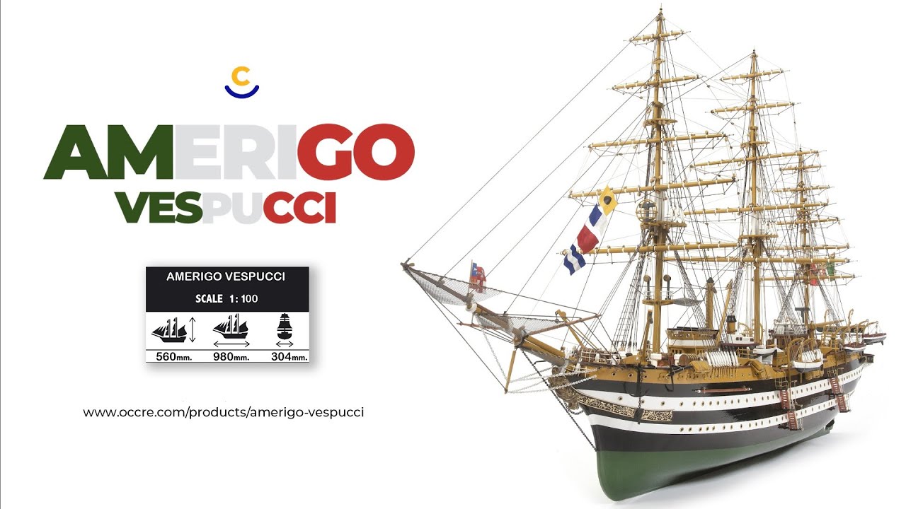 OcCre - Amerigo Vespucci 1:100 - Paso a paso 02