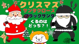《絵本読み聞かせ　アニメ　クリスマス絵本》　ぷなぷち　クリスマスのよるにくるのは、やさしいサンタクロースとブラックサンタどっち！？