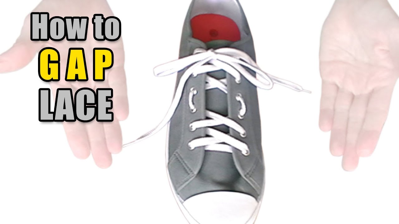 Gap Lacing Tutorial – Professor Shoelace - YouTube