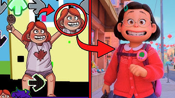 References in Pibby VS Turning Red x VS Peppa Pig | Come and Learn with Pibby