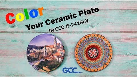 GCC---Color Your Ceramic Plate by GCC JF-2418UV