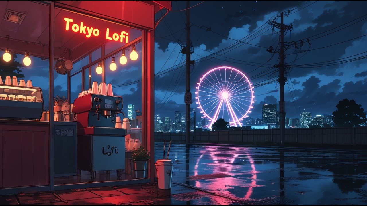 Tokyo Rain Background for Anxiety 🌧 | Lofi Chill Beats for Relaxations Lofi Anti Anxiety Mix