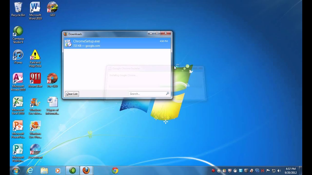 installing google chrome installing google chrome